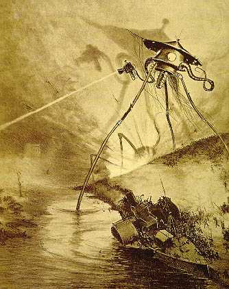original war of the worlds alien. unlikely that aliens are